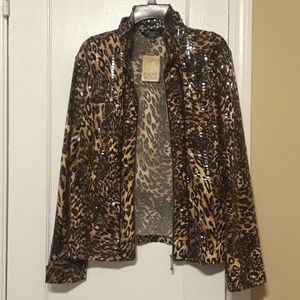 Animal print jacket